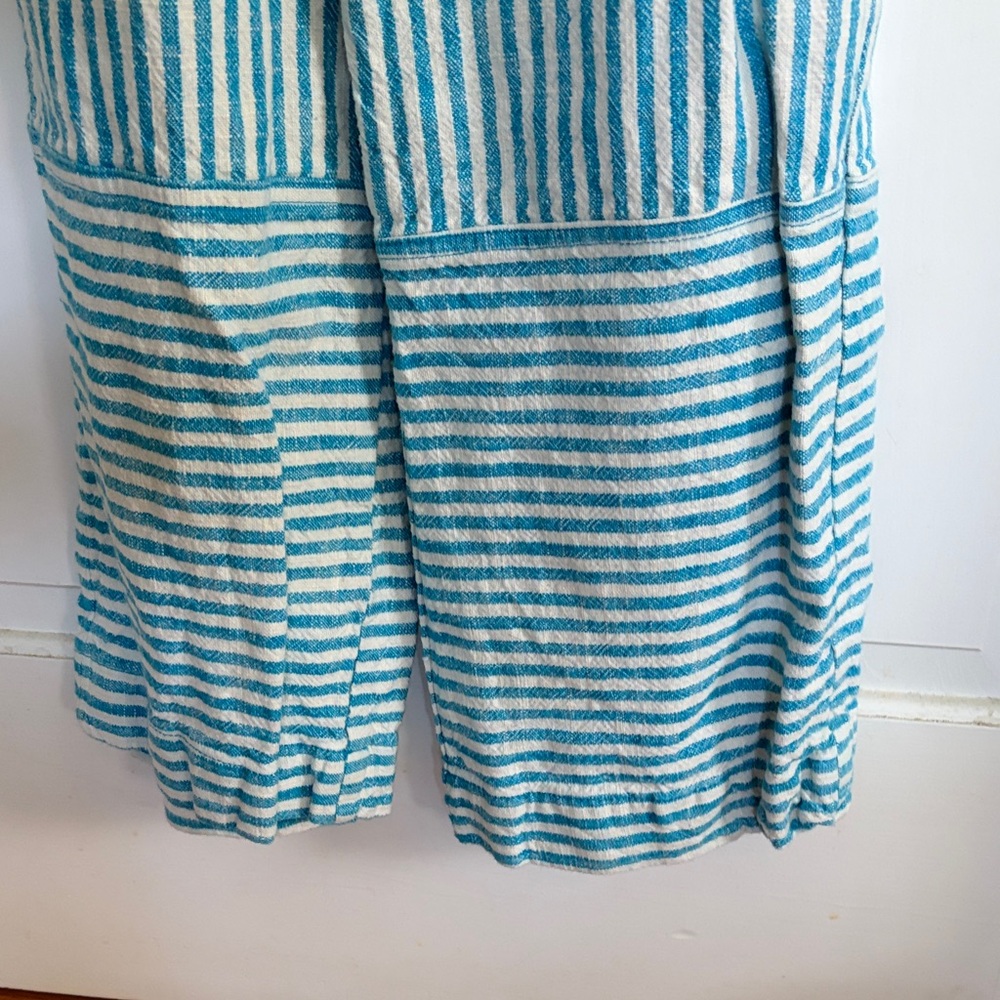 Urban Outfitters Blue and White Striped Jumpsuit Overalls - Picture 6 of 8